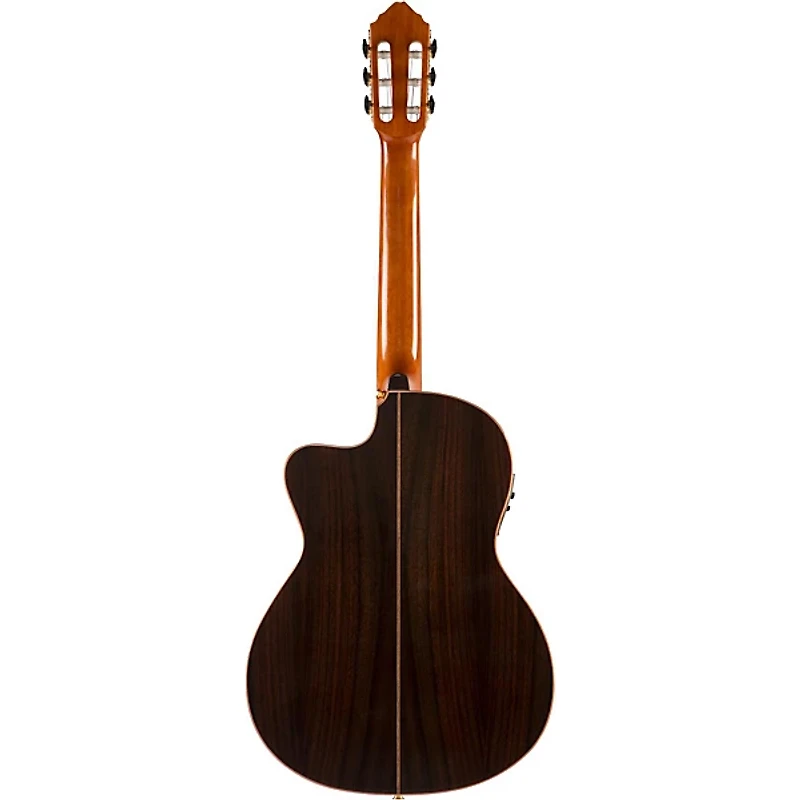 Lucero LFN200SCE Spruce/Rosewood Thinline Acoustic-Electric Classical Guitar Natural