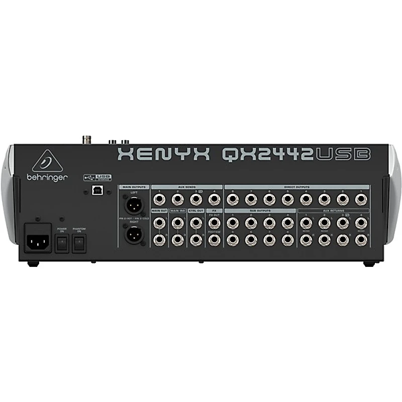 Behringer XENYX QX2442USB USB Mixer With Effects
