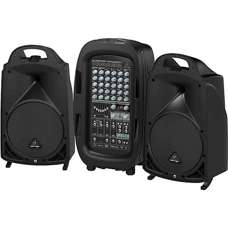 Behringer Europort PPA2000BT 8-Channel Portable PA System