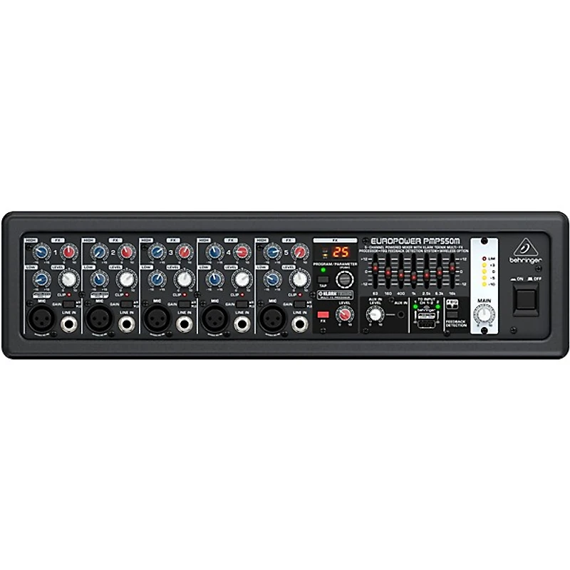 Behringer EUROPOWER PMP550M 5-Channel 500W Powered Mixer