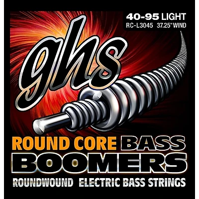 GHS RC-L3045 Round Core Boomers Light Electric Bass Strings (40-95)