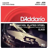 D'Addario EJ63i Nickel Irish Tenor Banjo Strings (9-30)
