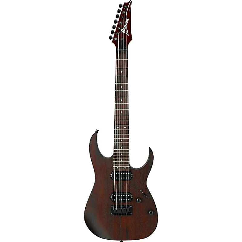 Ibanez RG Series RG7421 Fixed Bridge 7-String Electric Guitar Flat Walnut