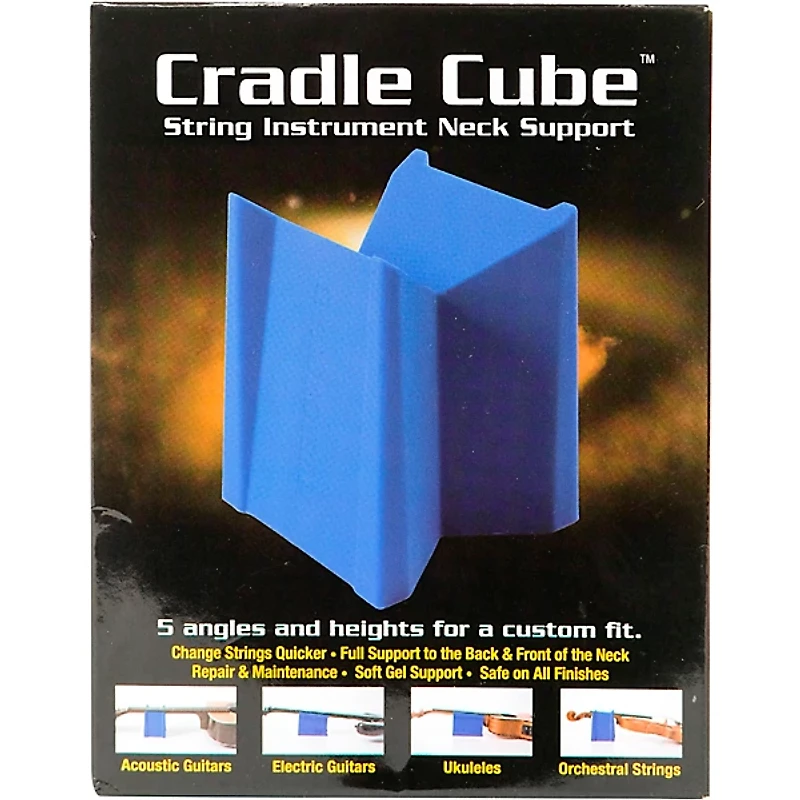 Music Nomad Cradle Cube Neck Support for All Stringed Instruments