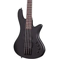 Schecter Guitar Research Stiletto Stealth-4 Electric Bass Guitar - Satin Black