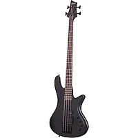 Schecter Guitar Research Stiletto Stealth-4 Electric Bass Guitar - Satin Black