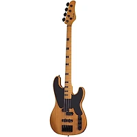 Schecter Guitar Research Model-T Session Electric Bass Guitar Satin Aged Natural