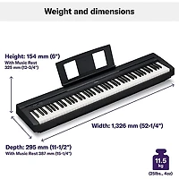 Yamaha P-45 88-Key Weighted-Action Digital Piano - Black