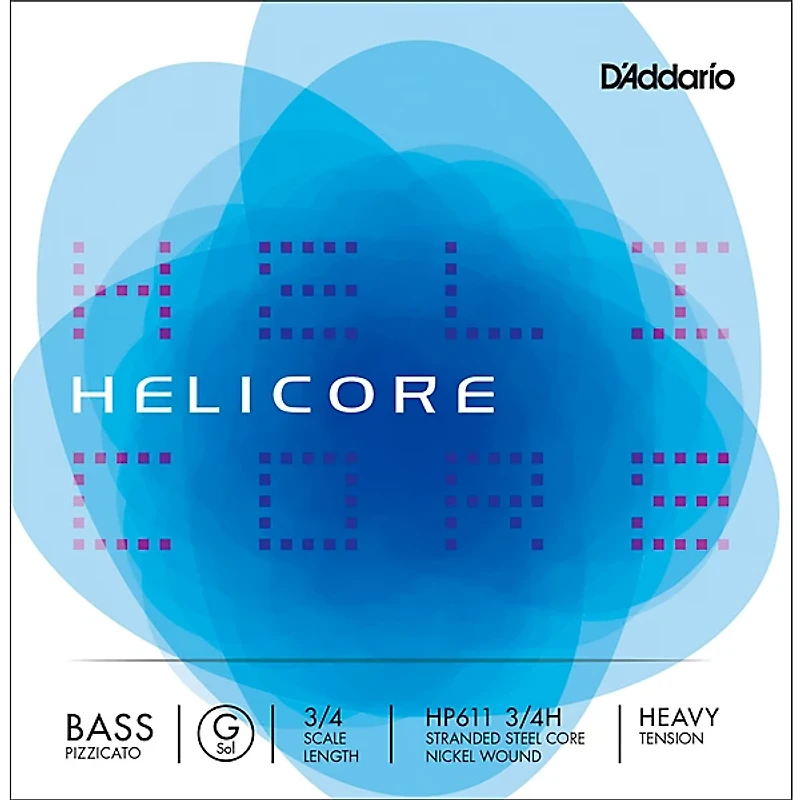 D'Addario Helicore Pizzicato Series Double Bass G String