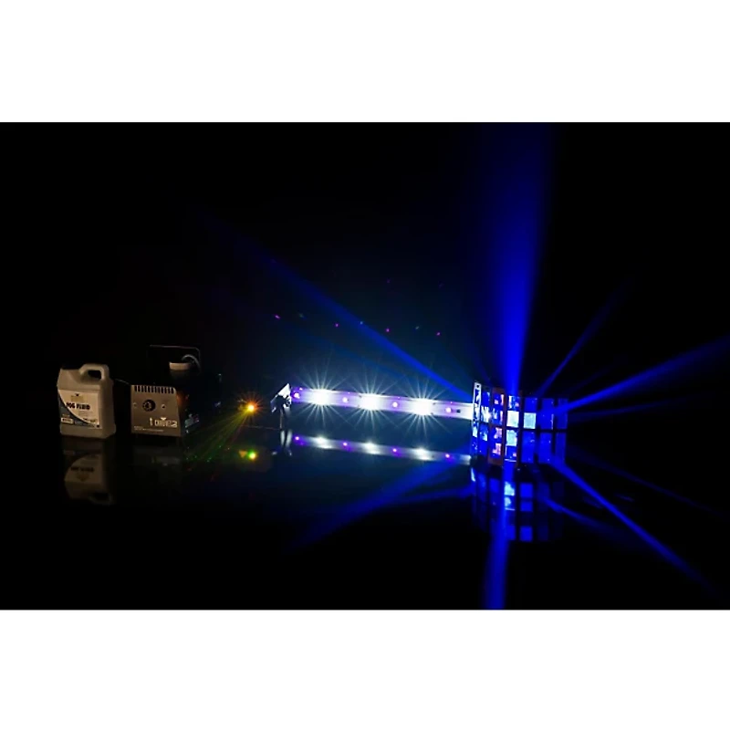 CHAUVET DJ JAM Pack Gold Projection Lighting Effect with Fog Machine and UV Wash/Strobe