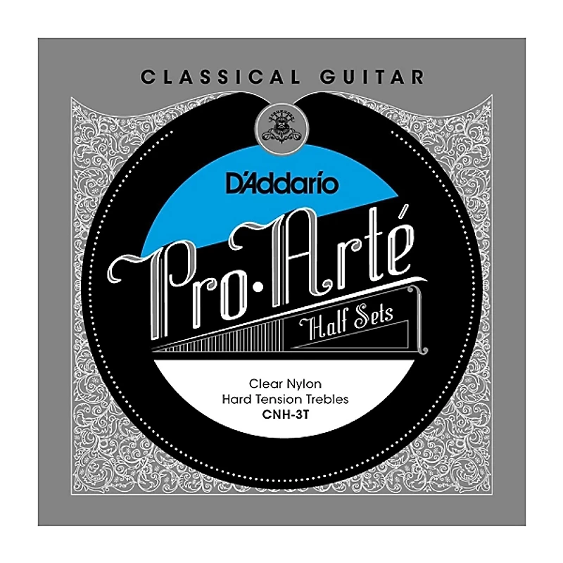 D'Addario CNH-3T Pro-Arte Hard Tension Classical Guitar Strings Half Set