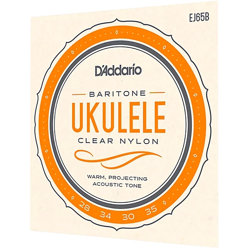 D'Addario EJ65B Pro-Arte Custom Extruded Baritone Nylon Ukulele Strings