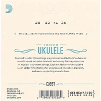 D'Addario EJ65T Pro-Arte Custom Extruded Tenor Nylon Ukulele Strings