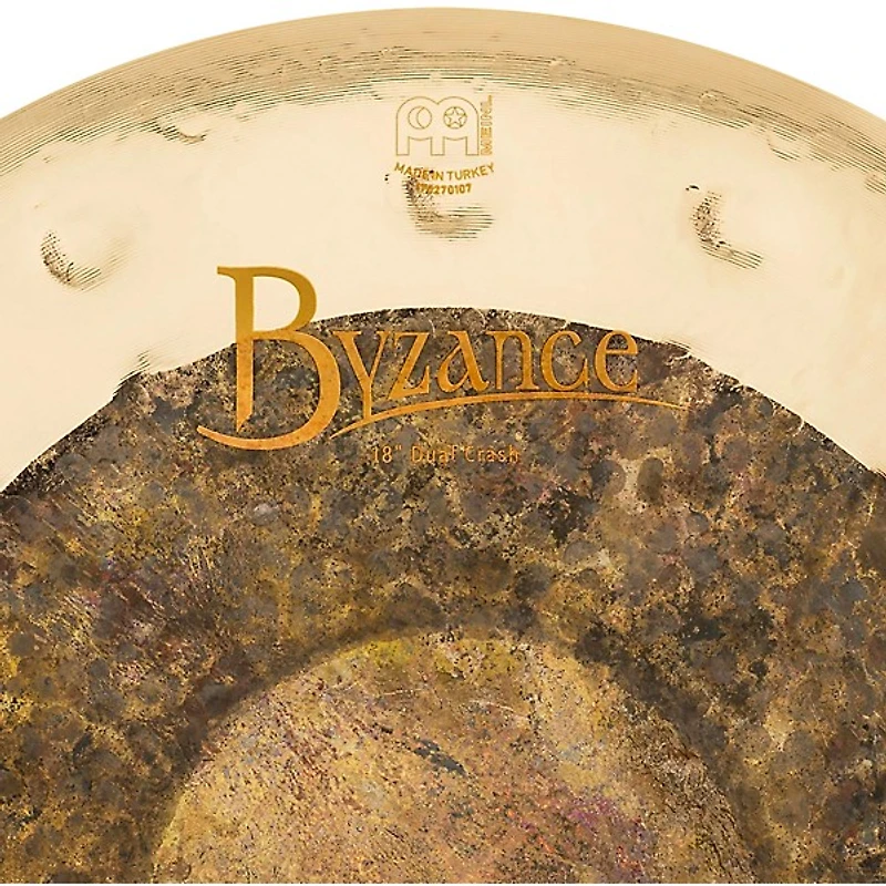 MEINL Byzance Extra Dry Dual Crash Cymbal -
