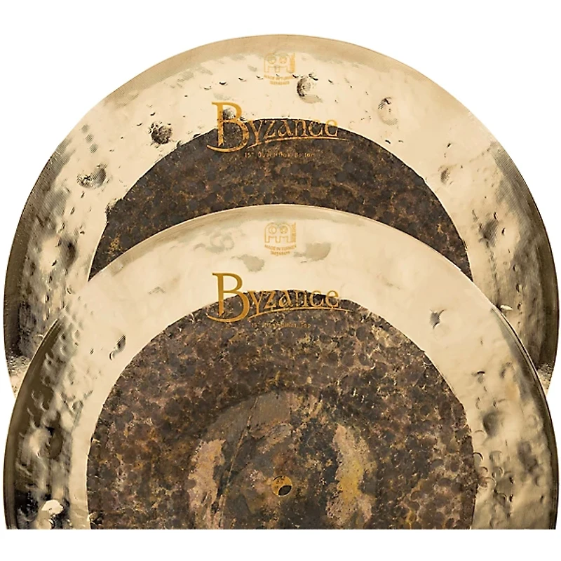 MEINL Byzance Extra Dry Dual Hi-Hat Cymbal Pair 15 in.