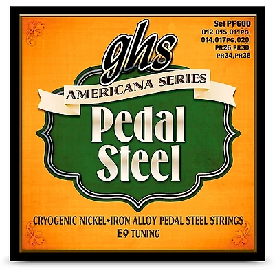 GHS Americana Pedal Steel Strings E9 Tuning (12-36)