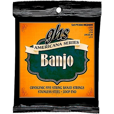 GHS Americana Medium Banjo Strings (11-LWJD-11)