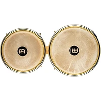 MEINL Rubber Wood Bongos with Gold Tone Hardware Natural