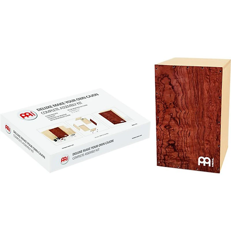 MEINL Deluxe Make Your Own Cajon Bubinga Burl Frontplate