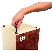 MEINL Deluxe Make Your Own Cajon Bubinga Burl Frontplate