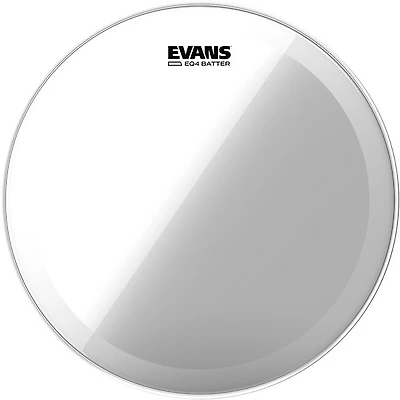 Evans EQ4 Clear Tom Drumhead for Floor Tom Conversion 16 in.