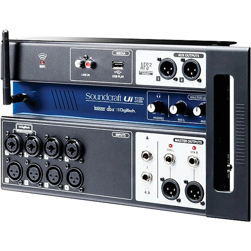 Soundcraft Ui12 Digital Mixer With Wi-Fi Router