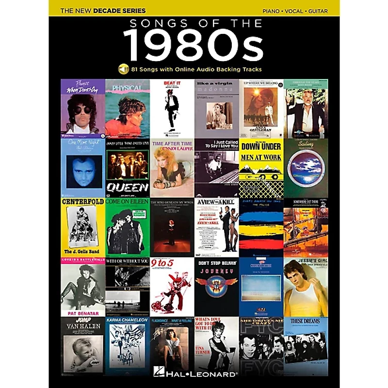 Hal Leonard Songs Of The 1980's - The New Decade Series with Optional Online Play-Along Backing Tracks
