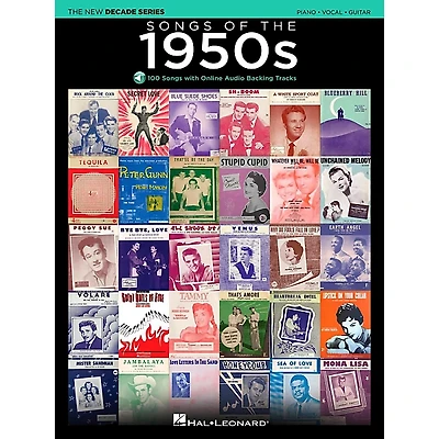 Hal Leonard Songs Of The 1950's - The New Decade Series with Optional Online Play-Along Backing Tracks