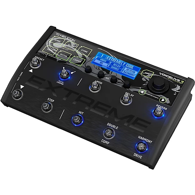 TC Helicon VoiceLive 3 Extreme Vocal and Guitar Effects Processor Pedal