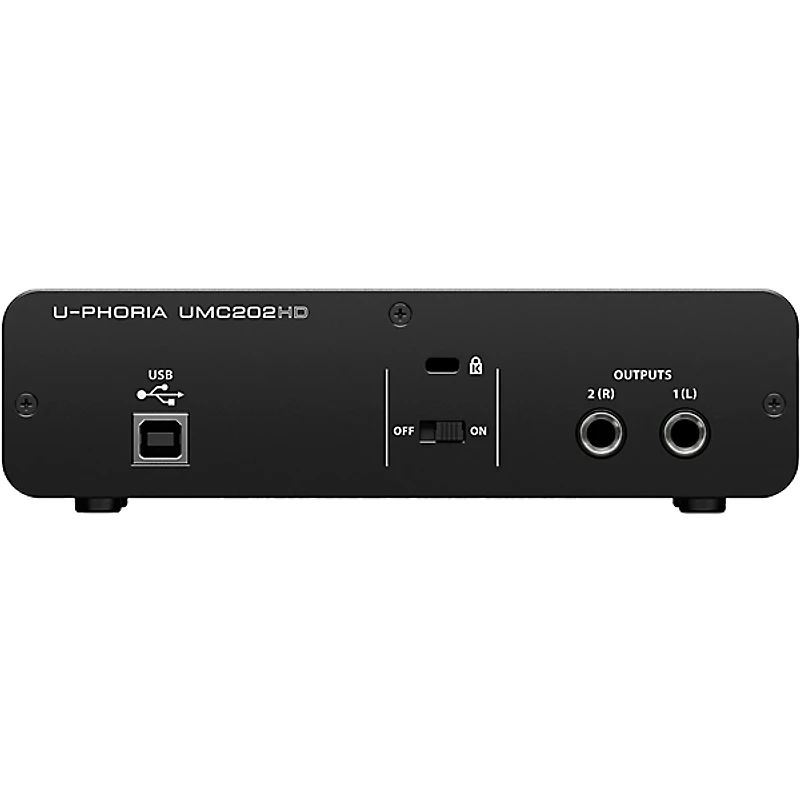 Behringer U-PHORIA UMC202HD Audiophile 2x2, 24-Bit/192kHz USB Audio Interface