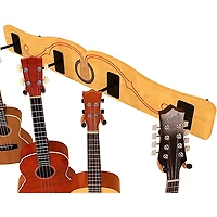 A&S Crafted Products Pro-File Wall Mounted Ukulele & Mandolin Hanger