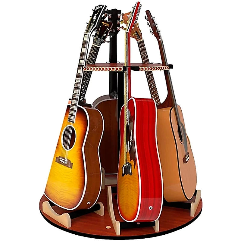 A&S Crafted Products Carousel Deluxe Multi Guitar Stand