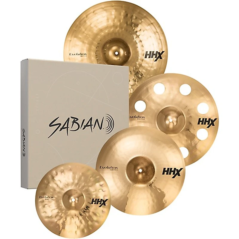 SABIAN HHX Evolution Cymbal Set With Free 18" Ozone Crash