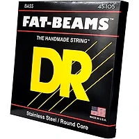 DR Strings Fat-Beams Stainless Steel Medium 4-String Bass Strings (45-105)