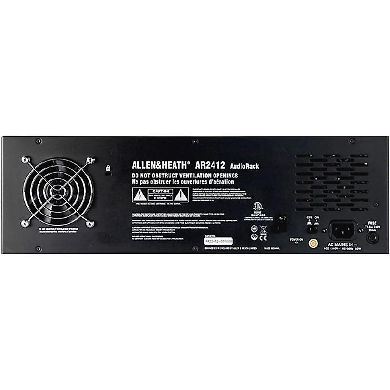 Allen & Heath AR2412 Remote Audio Rack 24x12