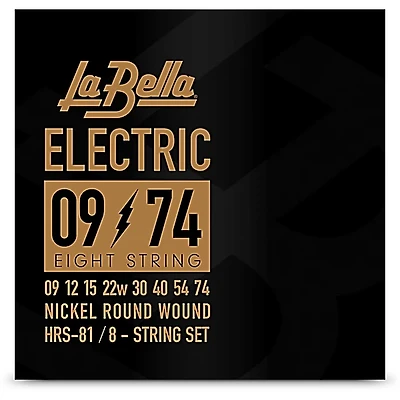 La Bella HRS-81 8-String Electric Guitar Strings