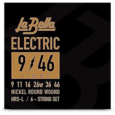 La Bella HRS-L Nickel Light Electric Guitar Strings