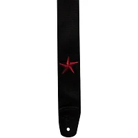 Rock Steady Red Star Guitar Strap