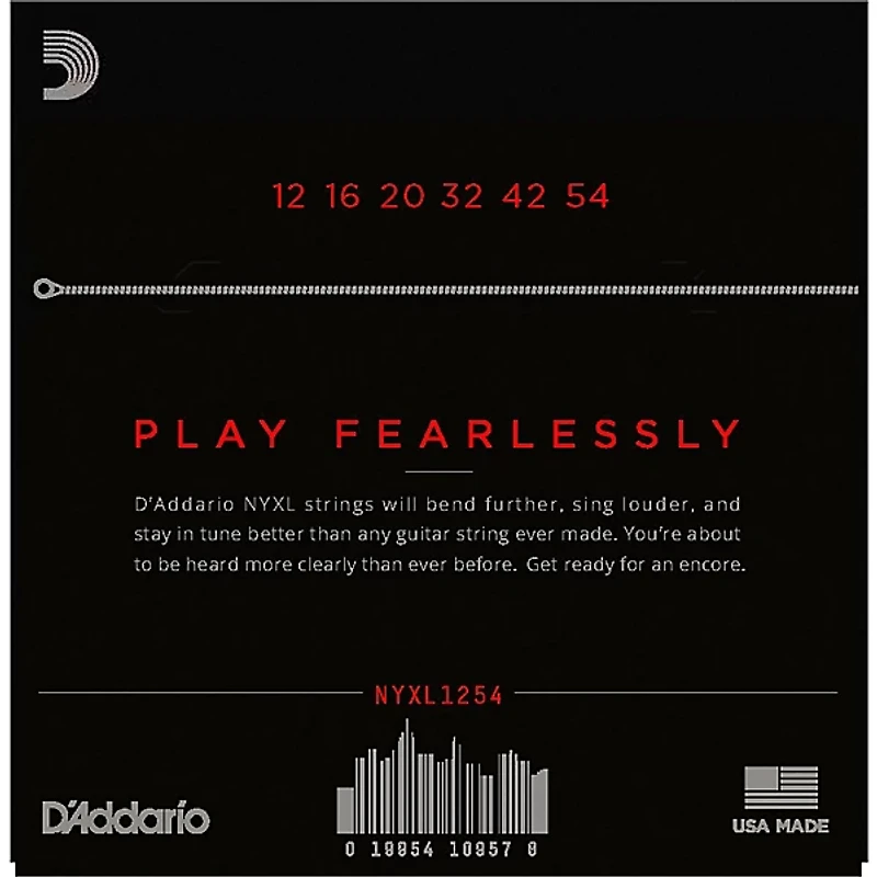 D'Addario NYXL1254 Heavy Electric Guitar Strings