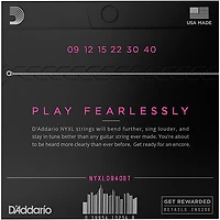 D'Addario NYXL0940BT Super Light Balanced Tension Electric Guitar Strings