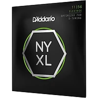 D'Addario NYXL1156 Medium Top/Extra Heavy Bottom Electric Guitar Strings