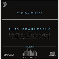 D'Addario NYXL1252W Light Electric Guitar Strings