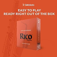 Rico Alto Saxophone Reeds, Box of 10