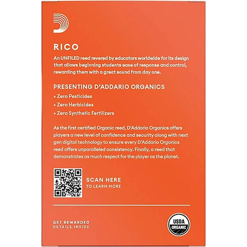 Rico Soprano Saxophone Reeds, Box of 10