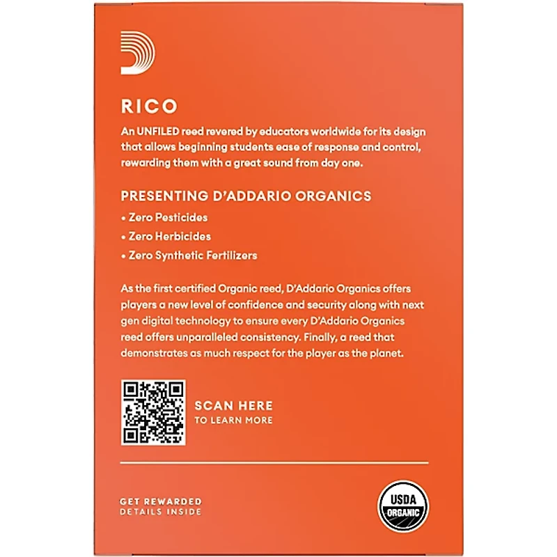 Rico Soprano Saxophone Reeds, Box of 10