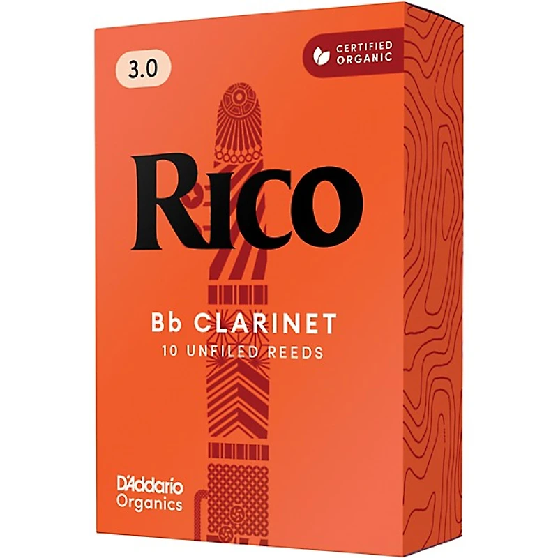 Rico Bb Clarinet Reeds, Box of 10