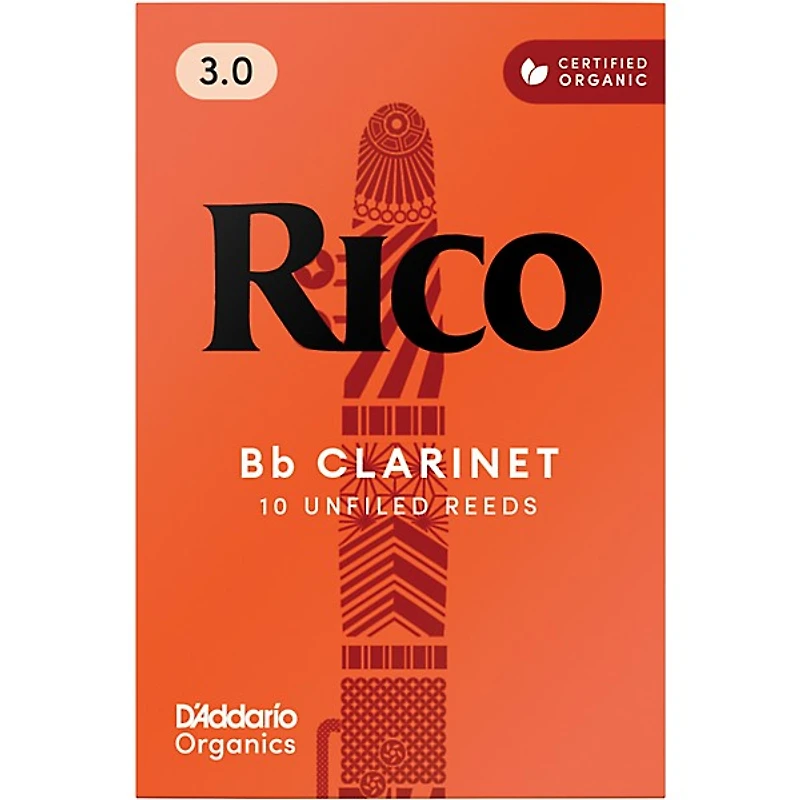 Rico Bb Clarinet Reeds, Box of 10