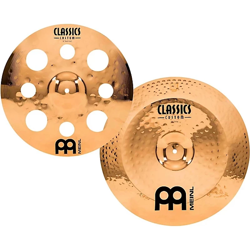 MEINL Classics Custom Triple Bonus Pack Cymbal Box Set With Free 8" Bell, 10" Splash, 12" Trash Splash