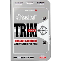 Radial Engineering Trim-Two Passive DI for AV with Level Control