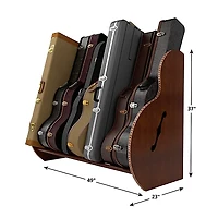 A&S Crafted Products Studio Deluxe Guitar Case Rack